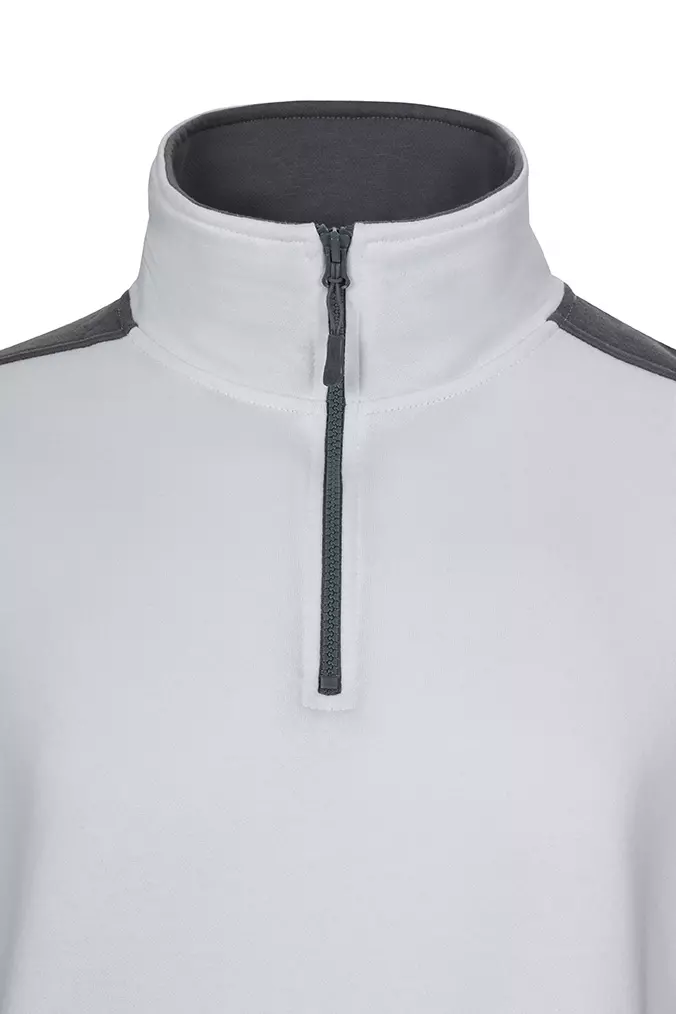 Velilla 105703-07-08, Arbeitssweatshirt, Weiß/Grau, image 6, gallery thumbnail