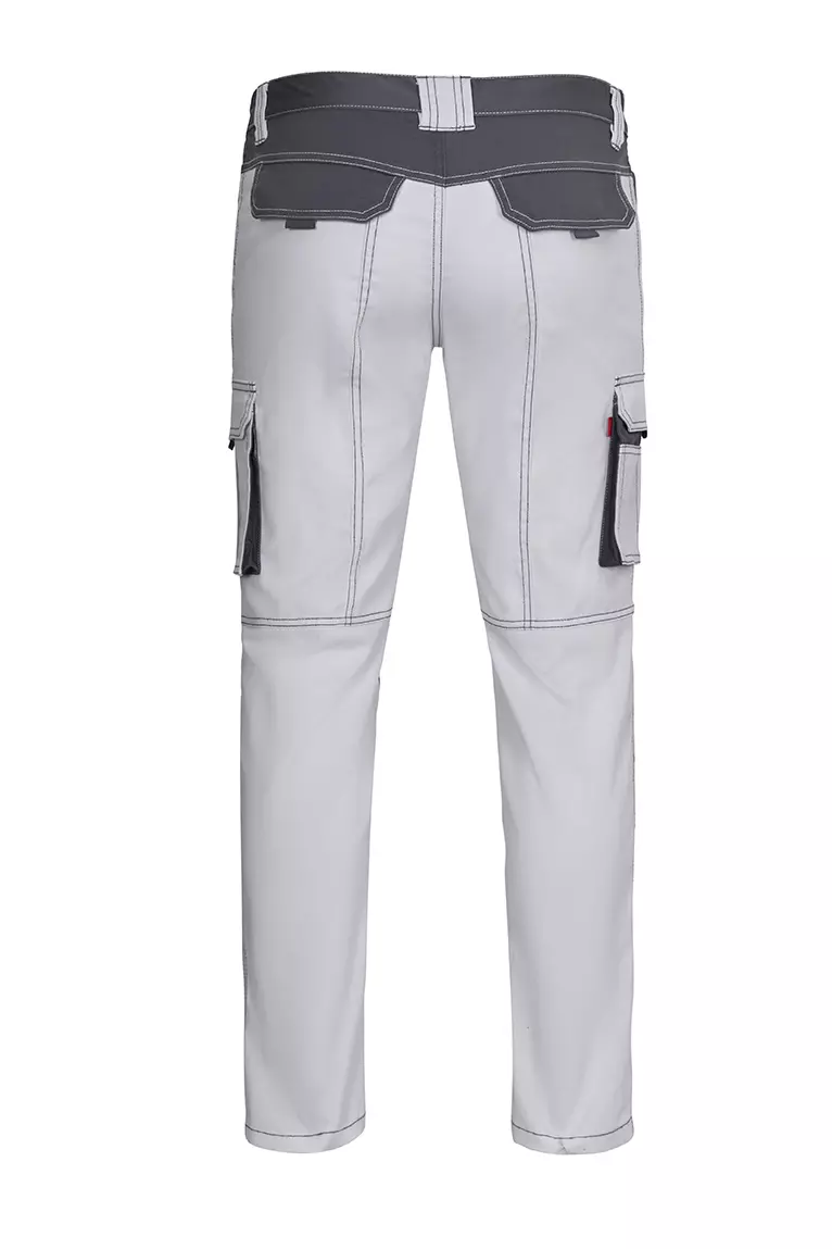 Velilla 103031S-07-08, Work Trousers, White/Grey, image 4
