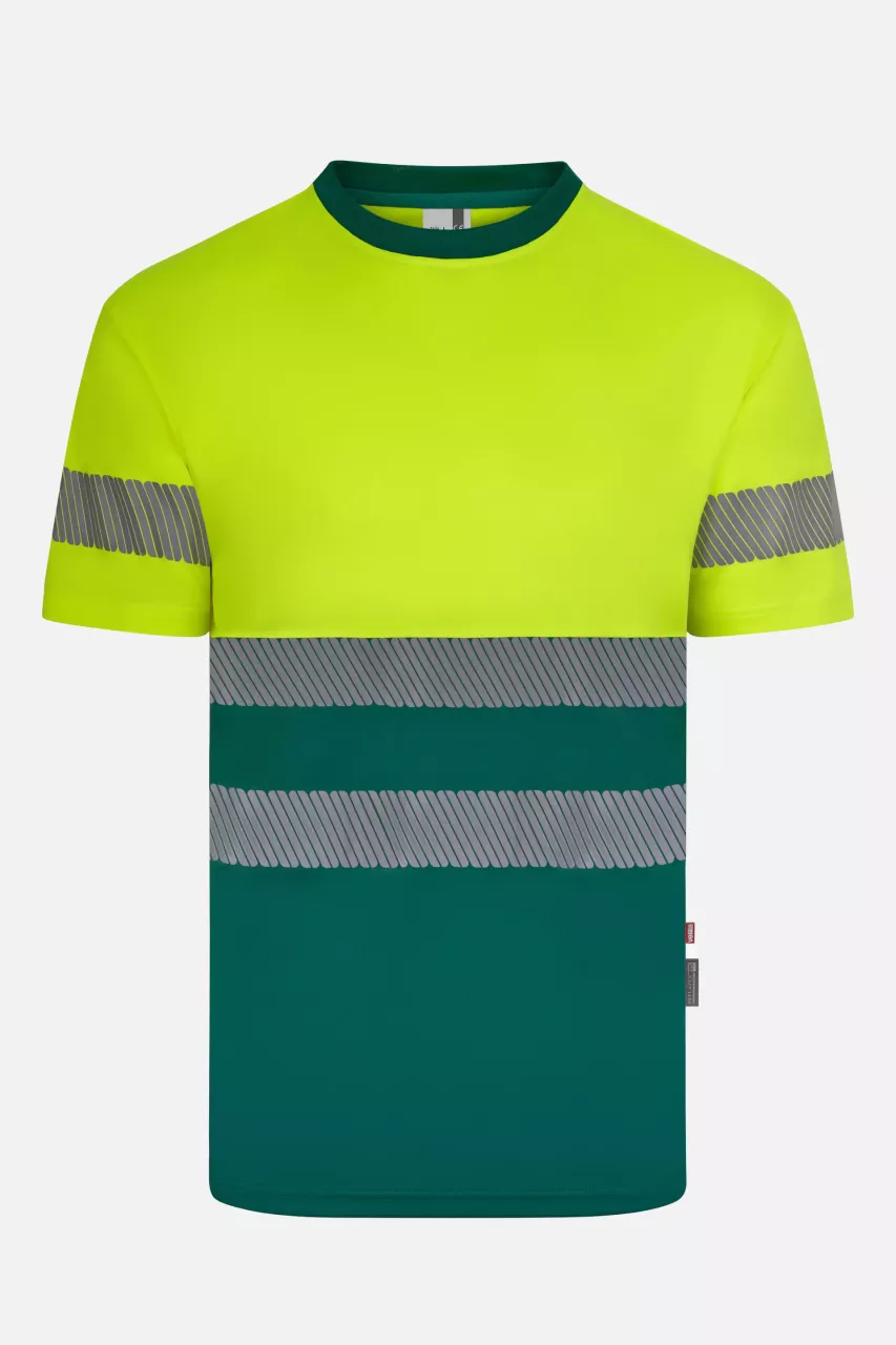 Velilla 305633-02-20-2, High-Vis T-Shirt, Size 4XL/5XL, Green/Hi-Vis Yellow, image 1, gallery thumbnail