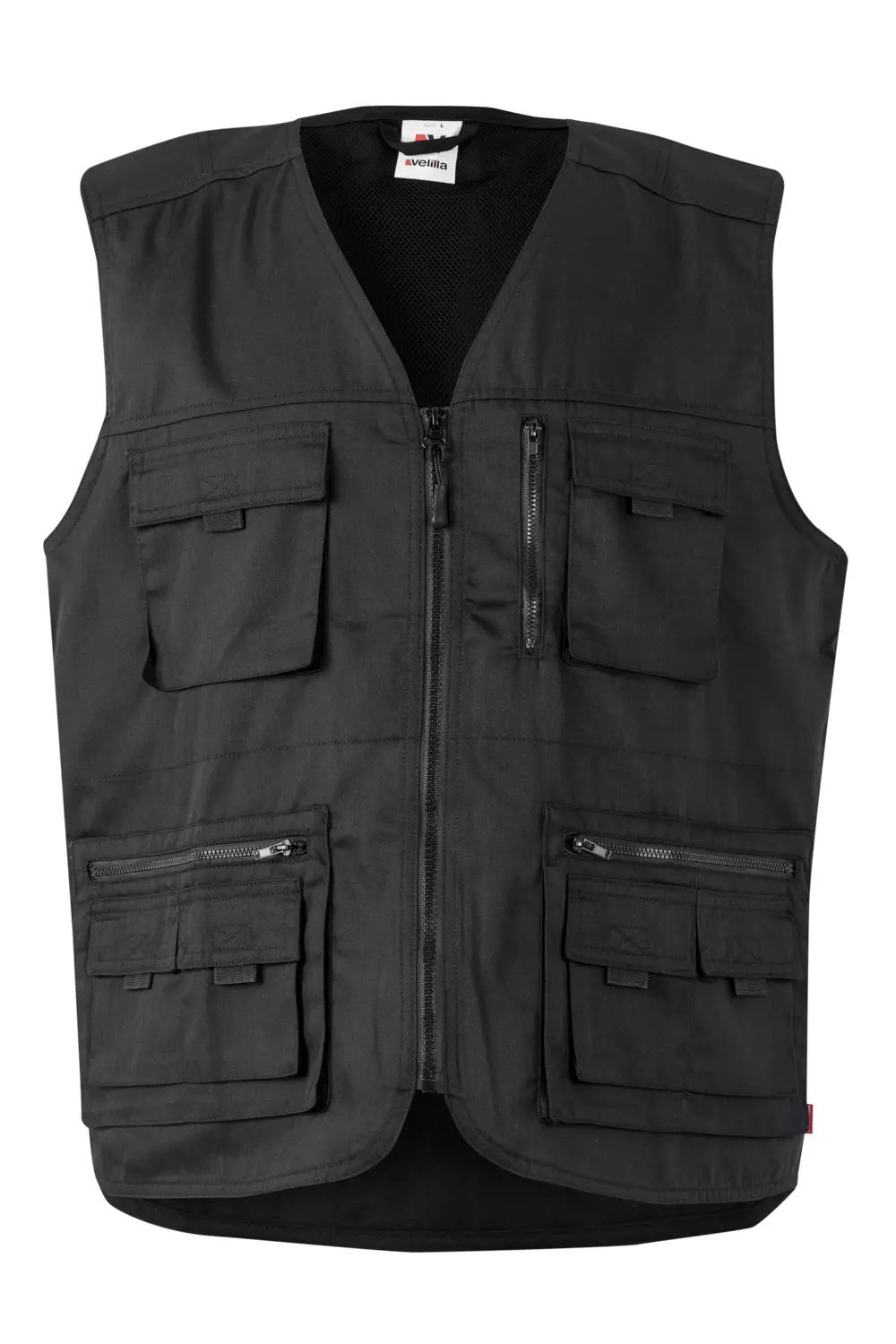 Velilla 105901-00, Work Vest, Black, image 1