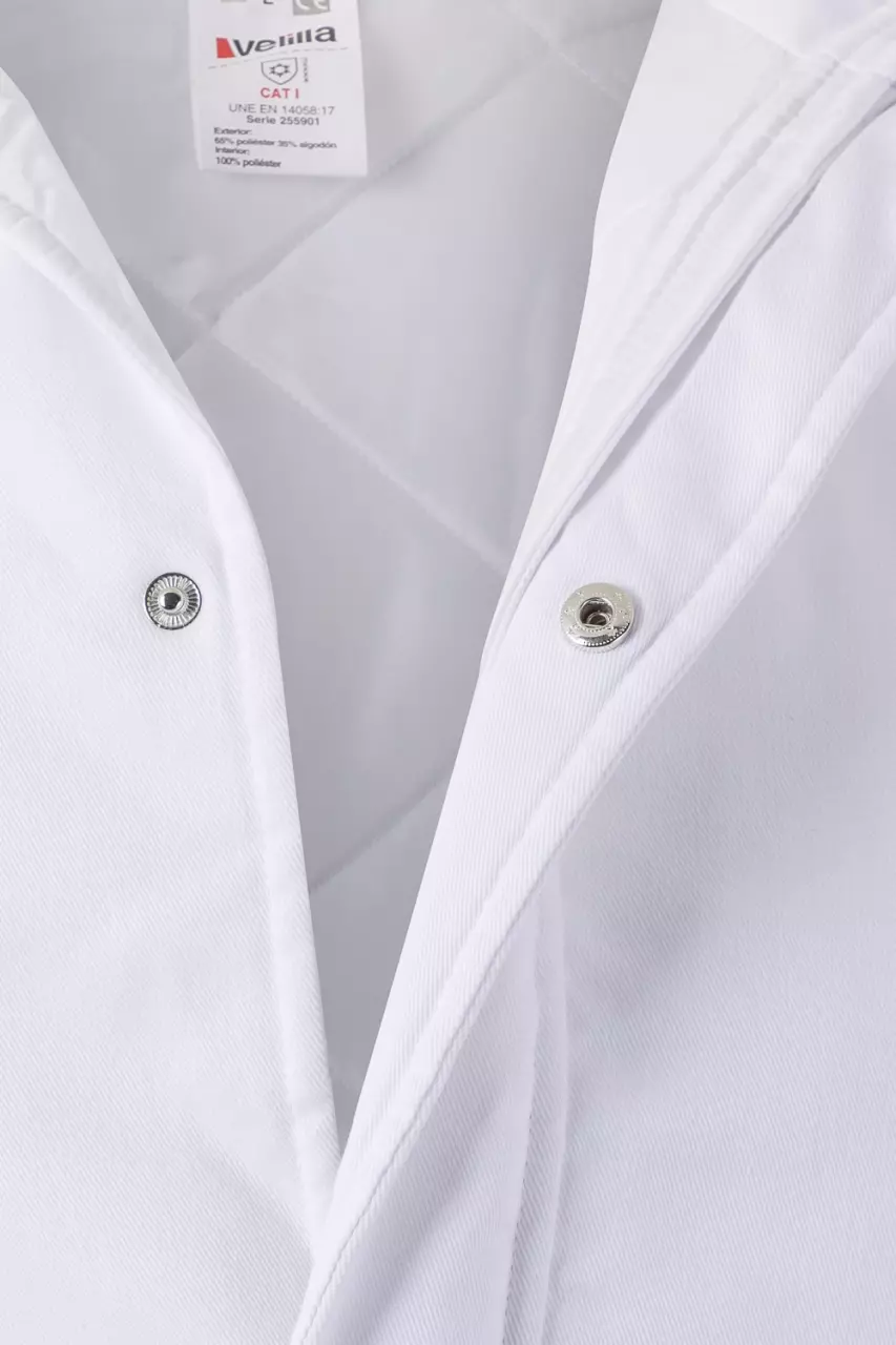 Velilla 255901-07, Work Vest, White, image 7, gallery thumbnail