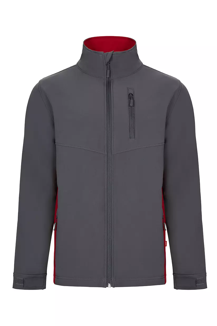 Velilla Work Jacket, Grey/Red