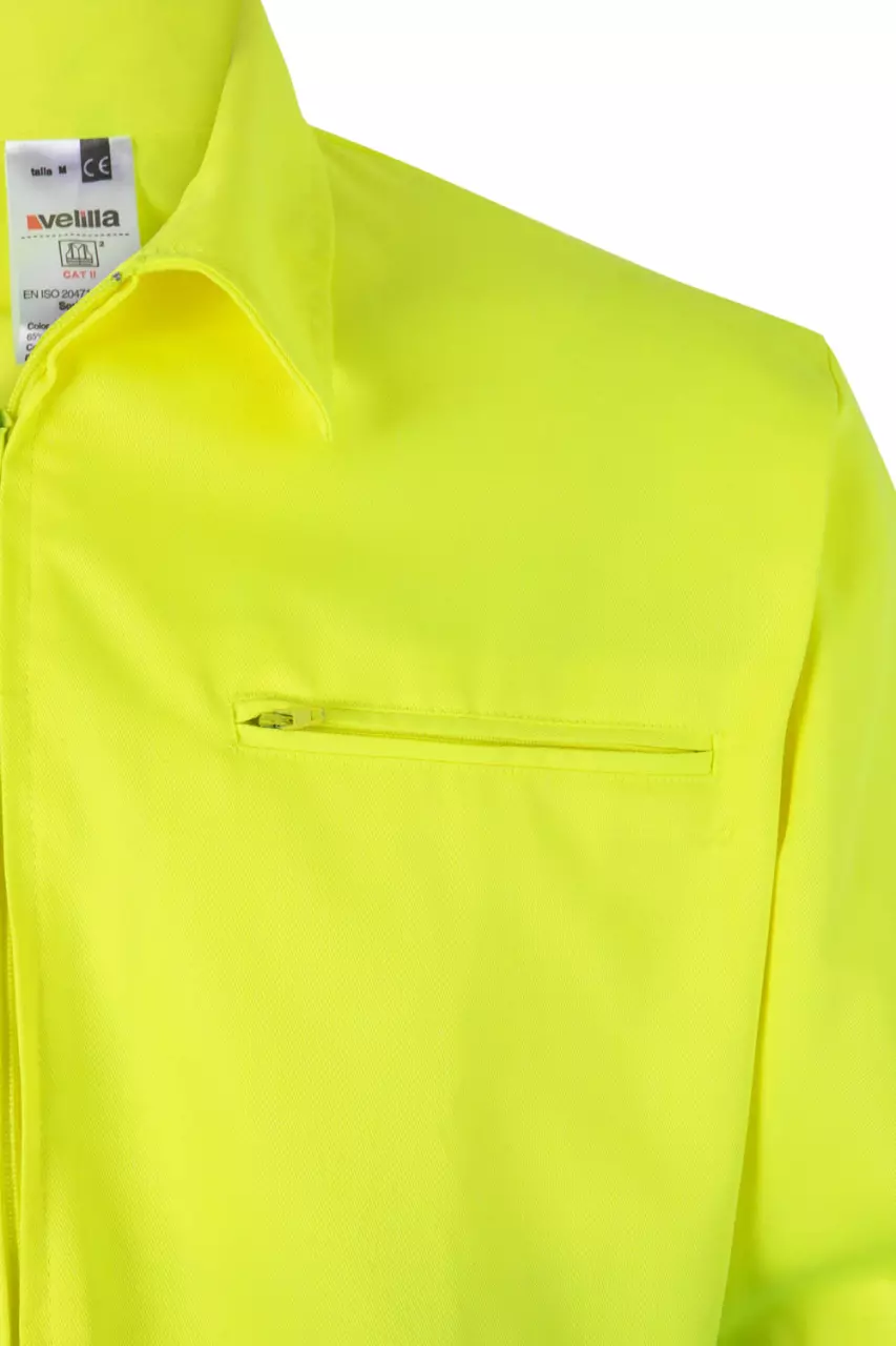 Velilla 0153-02-20, High-Vis Jacket, Green/High-Vis Yellow, image 3, gallery thumbnail