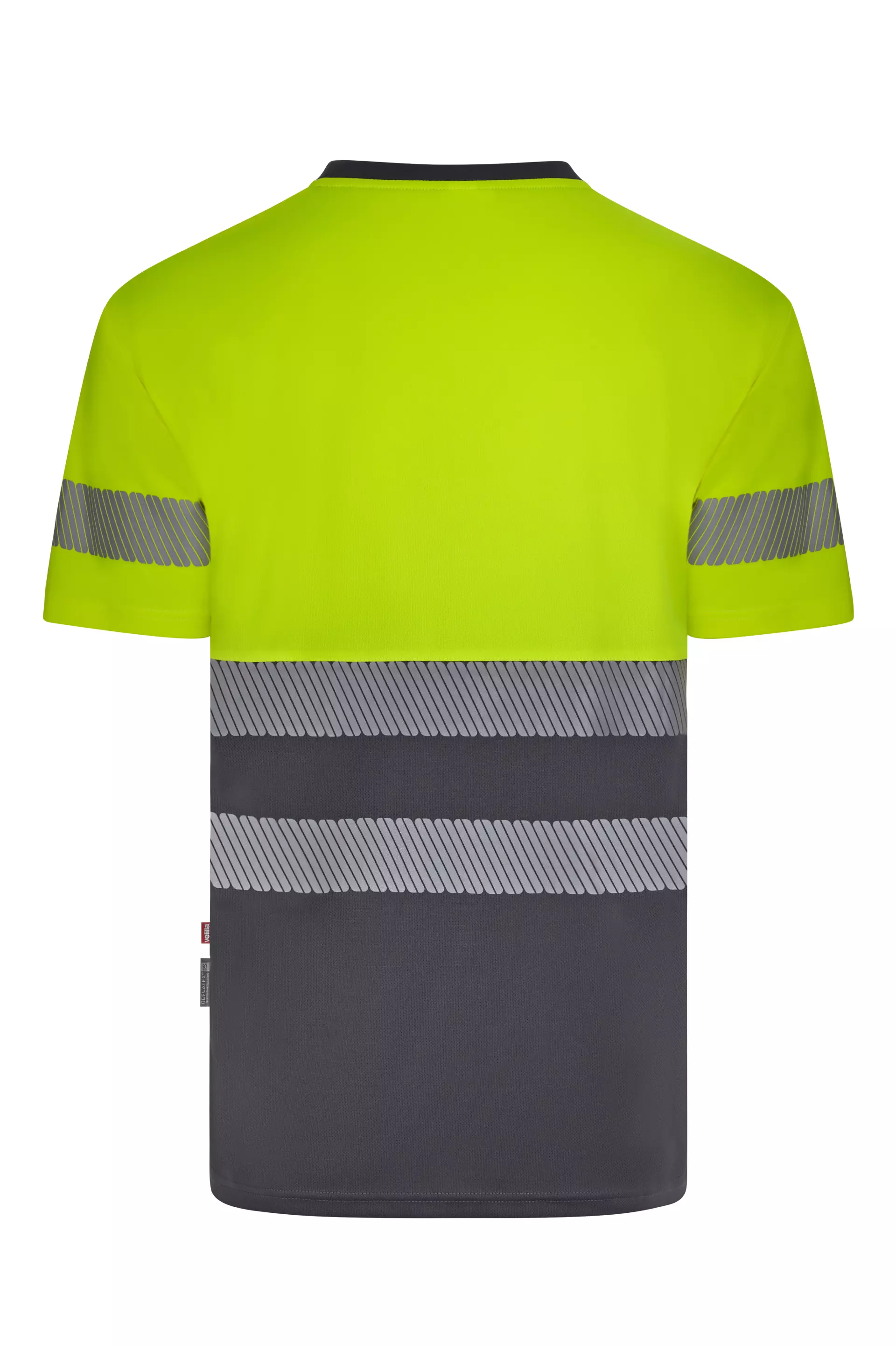 Velilla 305633-08-20, High-Vis T-Shirt, Grey/Hi-Vis Yellow, image 2