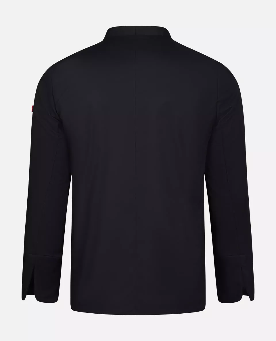 Velilla 405202TC-00, Long Sleeved Chef Jacket, Black, image 1, gallery thumbnail