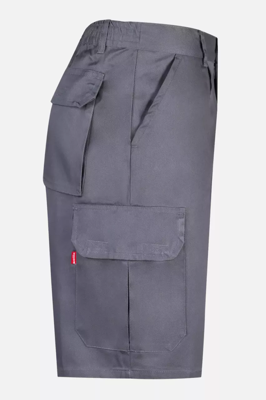 Velilla 344-08, Work Shorts, Grey, image 3, gallery thumbnail