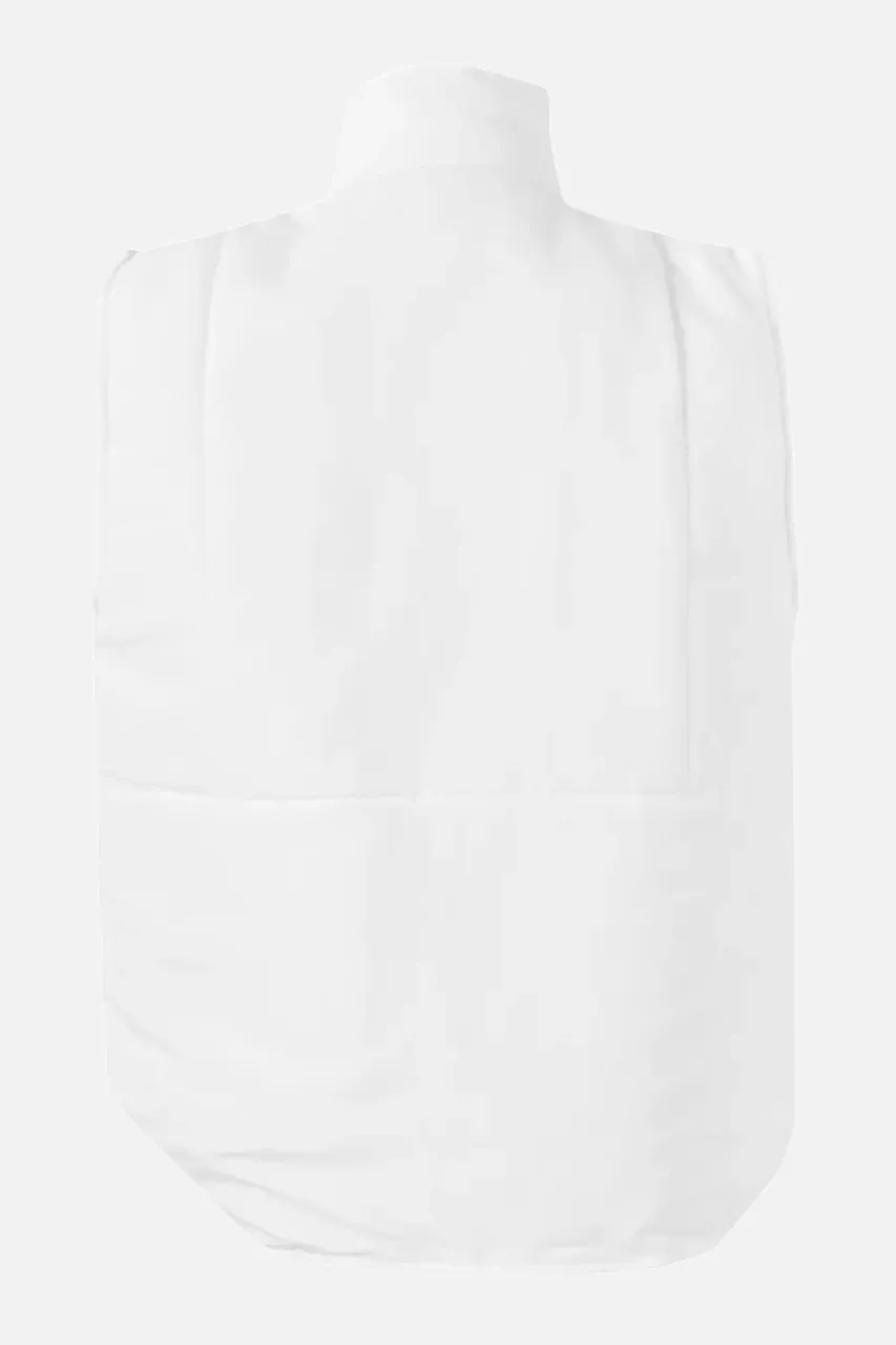 Velilla 205901-07, Padded Work Vest, White, image 4, gallery thumbnail