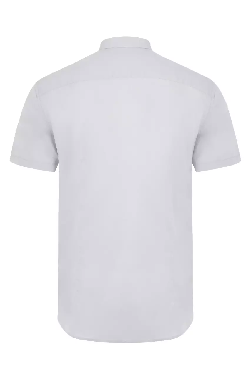 Velilla 405016S-58, Kurzarm-Arbeitshemd, Eisgrau, image 2, gallery thumbnail