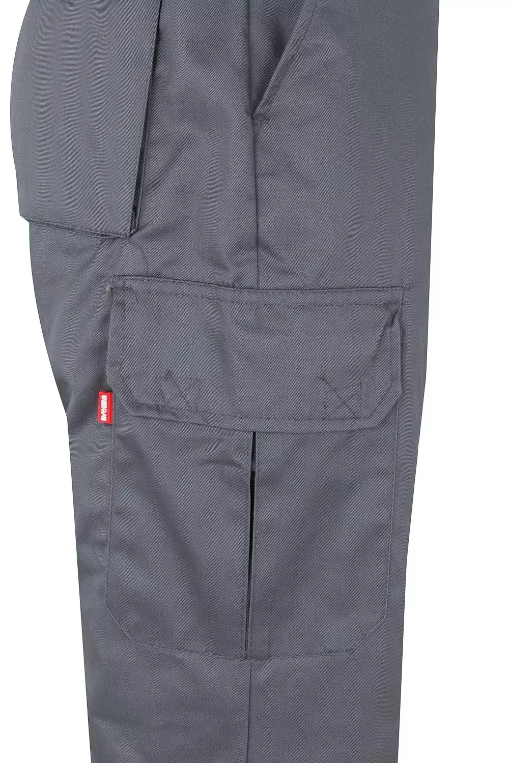 Velilla 0157-08-19, Warnschutz-Hose, Grau/Warnorange, image 4