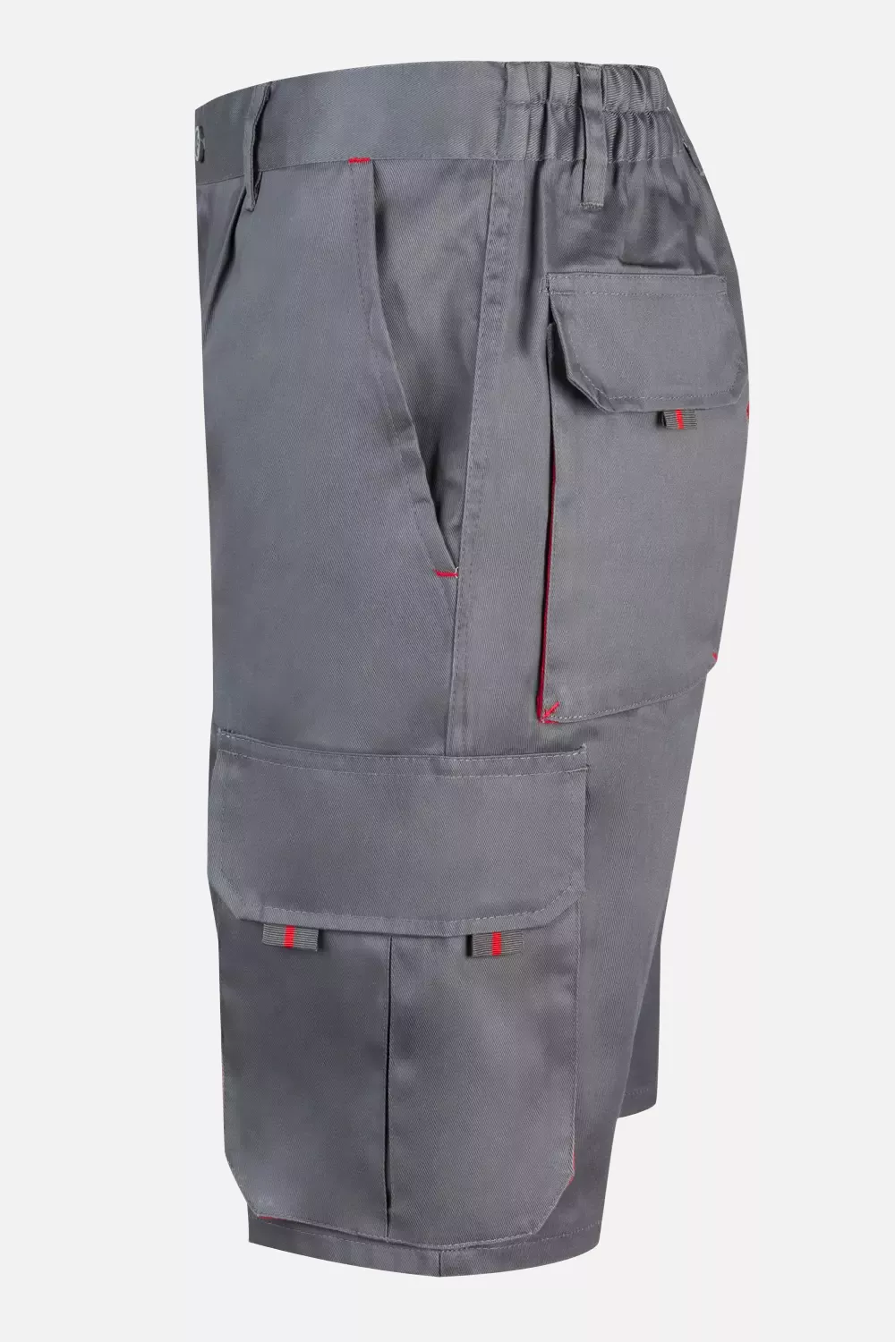 Velilla 103007-08-12, Work Shorts, Grey/Red, image 3