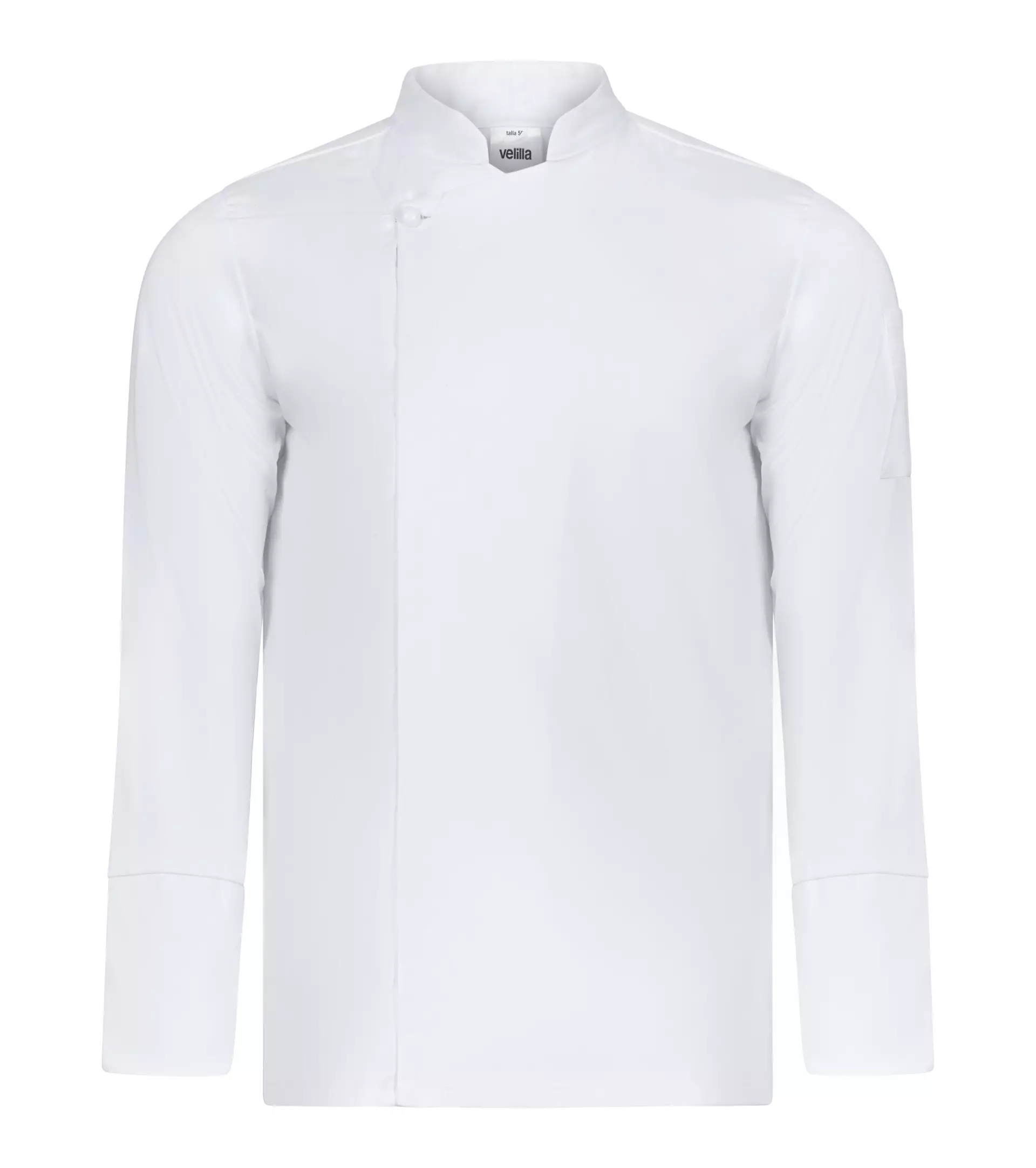 Velilla 405202TC-07, Long Sleeved Chef Jacket, White