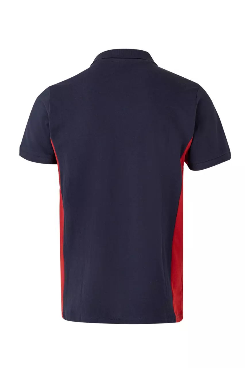 Velilla 105504-61-12, Polo Shirt, Navy Blue/Red, image 3, gallery thumbnail