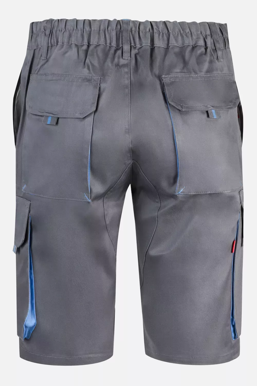 Velilla 103007-08-05, Work Shorts, Grey/Sky Blue, image 4