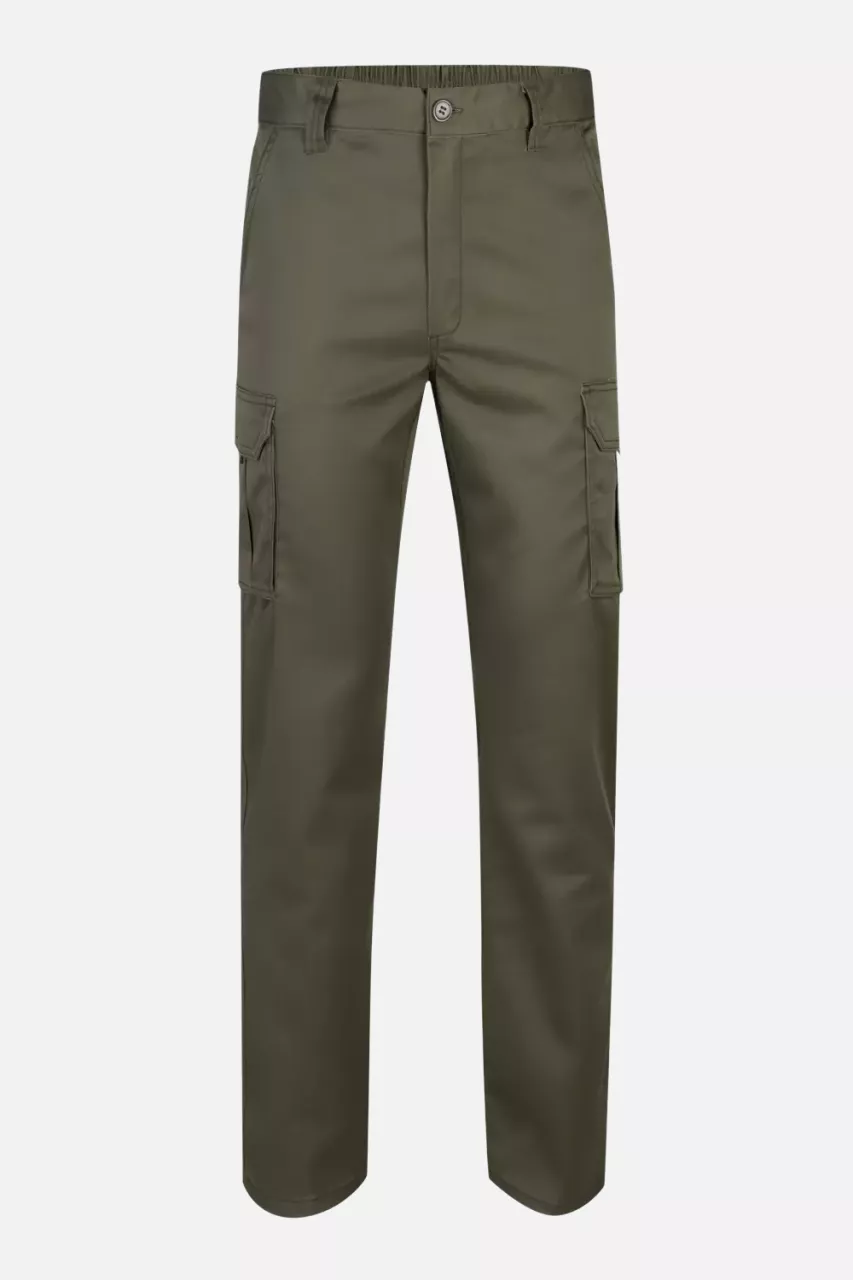 Velilla 103002S-03, Work Trousers, Khaki Green, image 1, gallery thumbnail