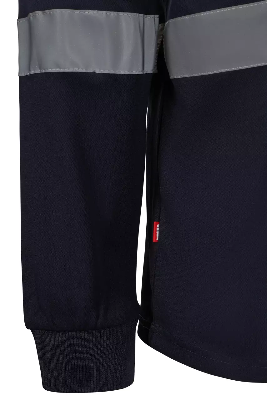 Velilla 305615-61-20-2, Warnschutz-Langarm-T-Shirt, Größe 4XL/5XL, Marineblau/Warngelb, image 5, gallery thumbnail