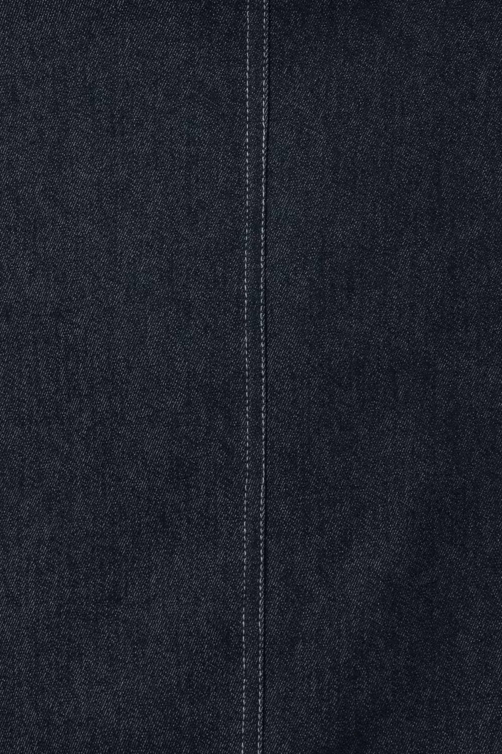 Velilla 405207-64, Long Sleeved Chef Jacket, Dark Blue Denim, image 3