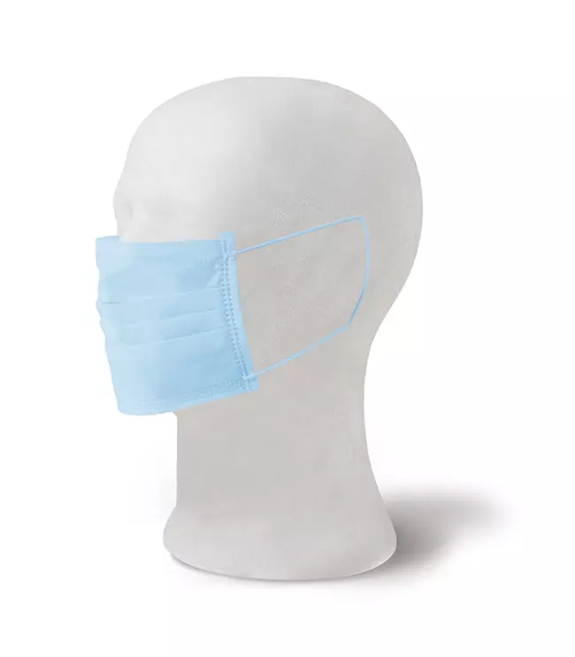 Velilla 584004-05, Disposable Face Mask, Sky Blue, image 1, gallery thumbnail