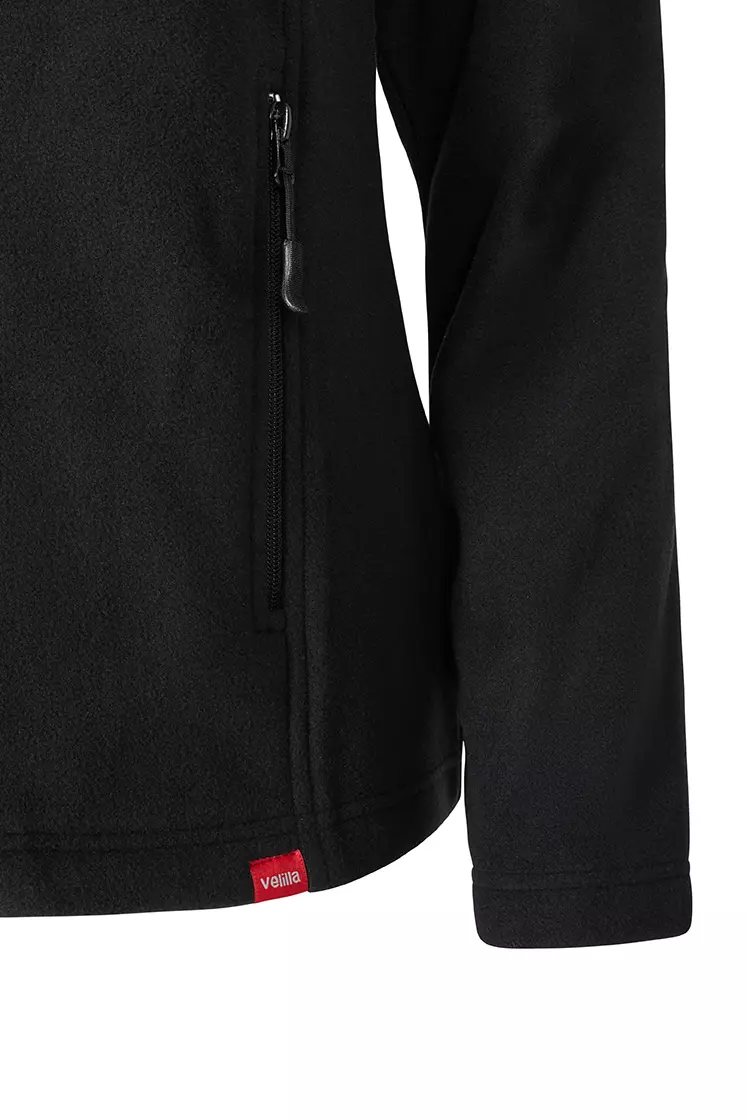 Velilla 201502W-00, Fleece Jacket, Black, image 6, gallery thumbnail