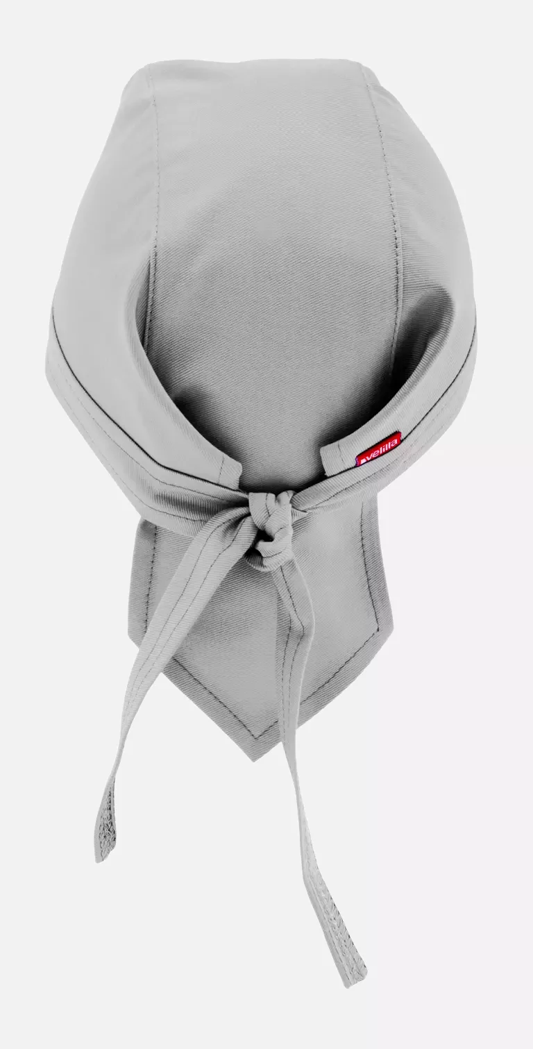 Velilla 404002-58, Chef Bandana, Ice Grey, image 1