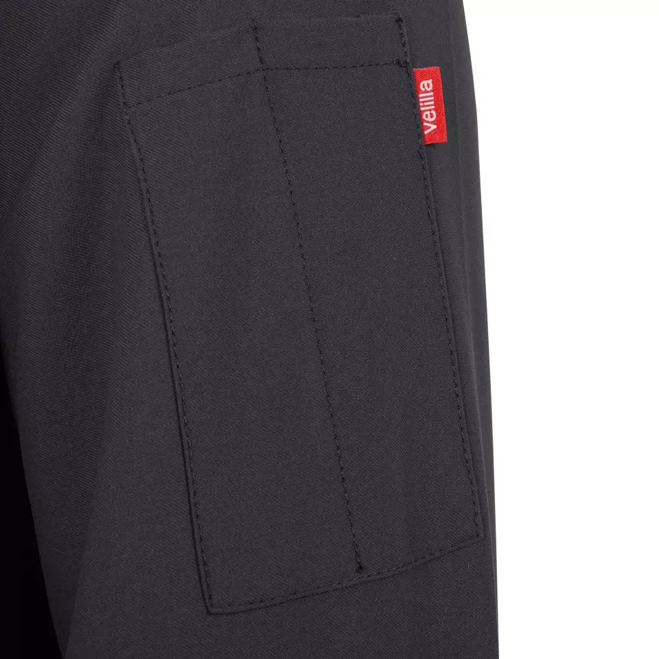 Velilla 405210-42, Long Sleeved Chef Jacket, Dark Grey, image 4, gallery thumbnail