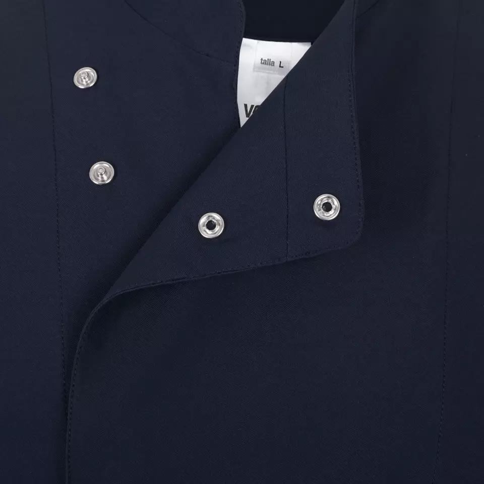 Velilla 405209-61, Short-Sleeved Chef Jacket, Navy Blue, image 6, gallery thumbnail