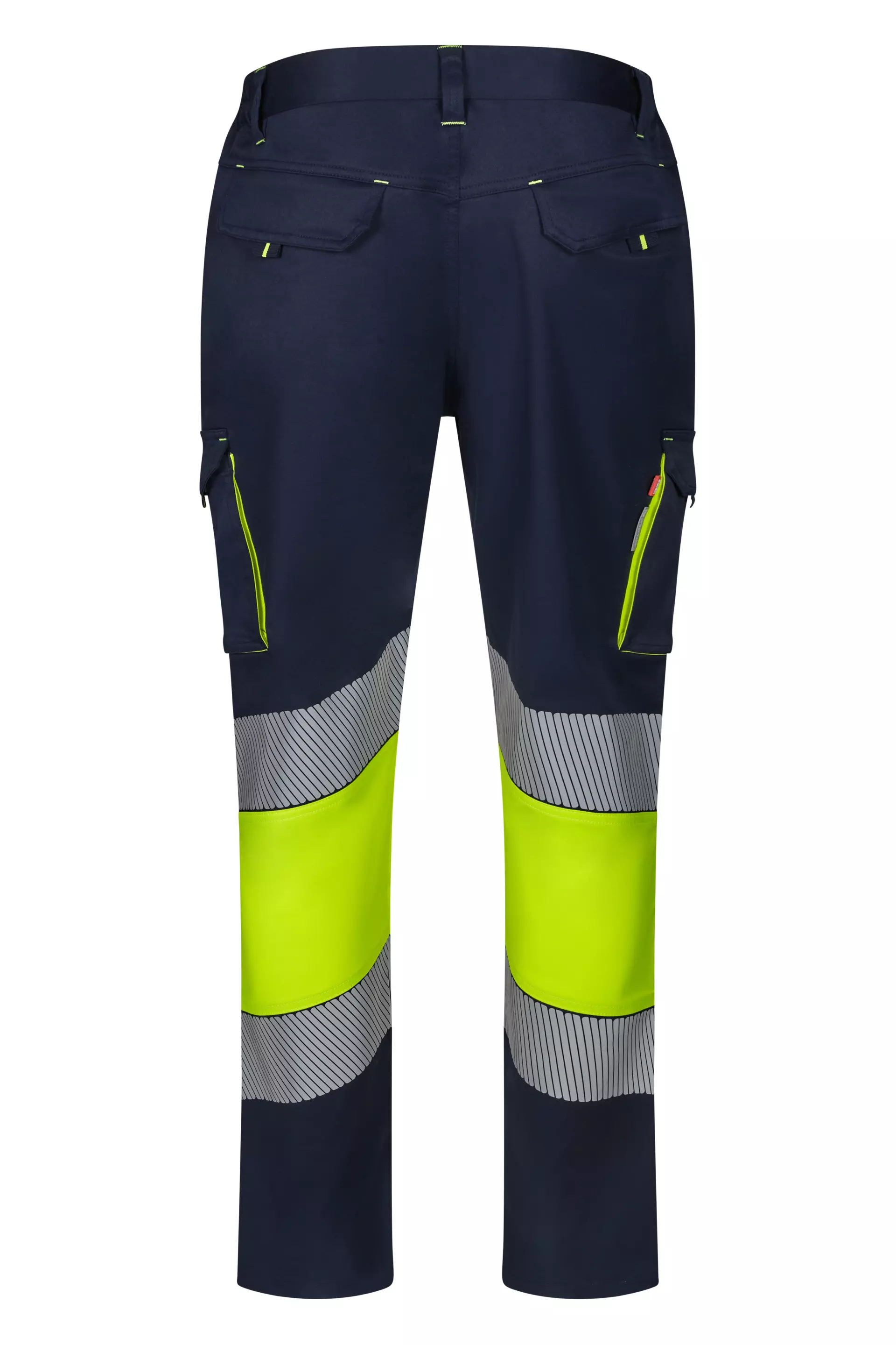 Velilla 303008S-61-20, High-Vis Work Trousers, Navy Blue/Hi-Vis Yellow, image 4