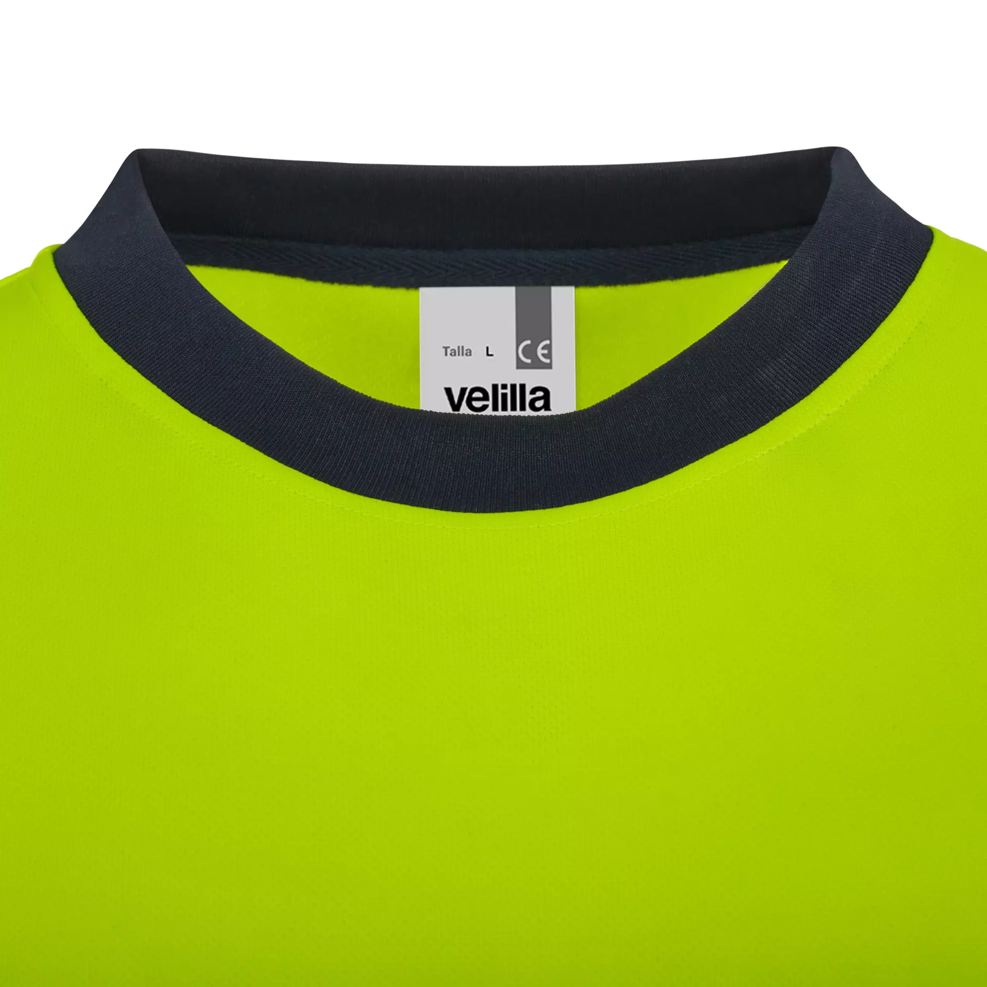 Velilla 305635-61-20, Warnschutz-Langarm T-Shirt, Marineblau/Warngelb, image 2