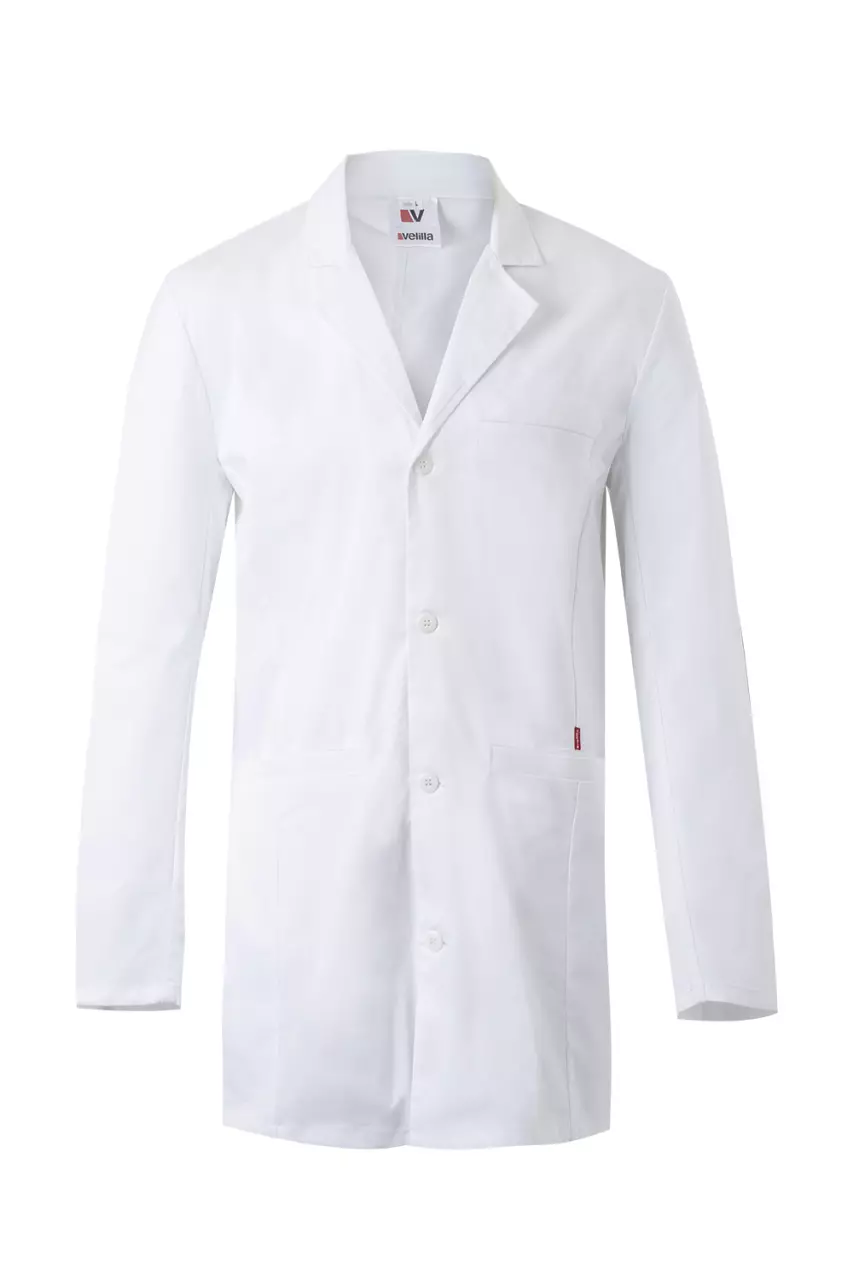 Velilla 539008S-07, Work Coat, White, image 1, gallery thumbnail