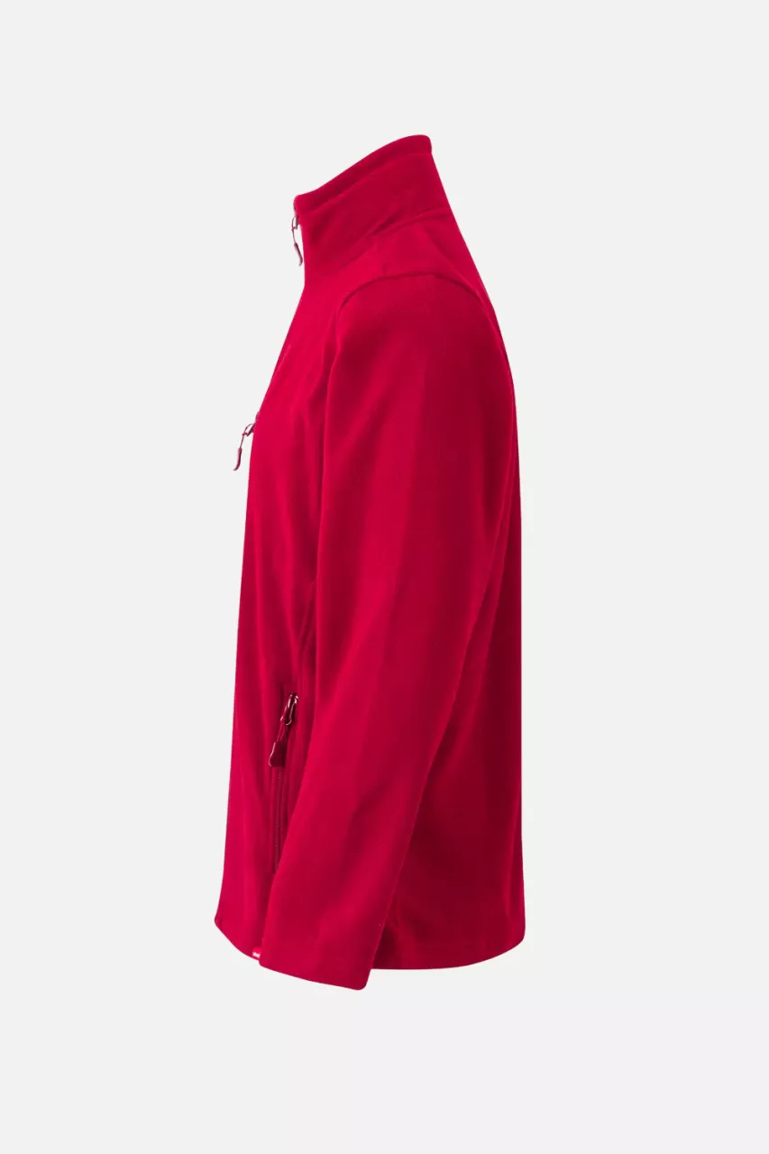 Velilla 201502-12, Fleece Jacket, Red, image 4, gallery thumbnail