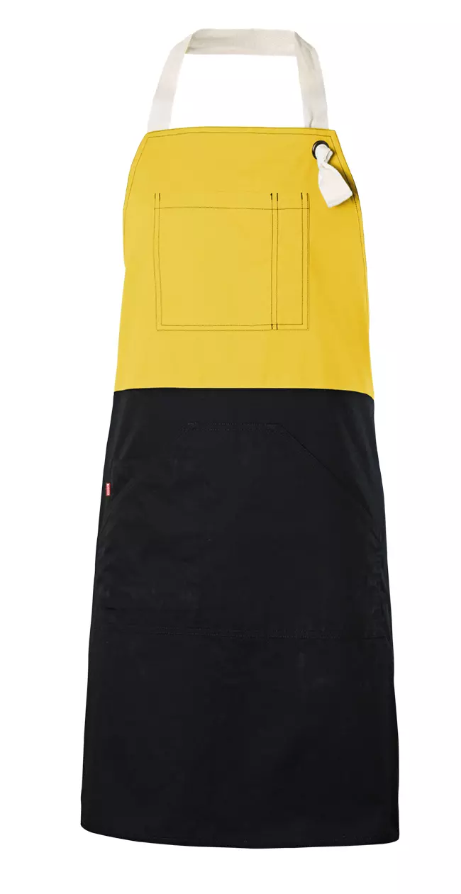 Velilla 404210B-17, Work Apron, Yellow/Black
