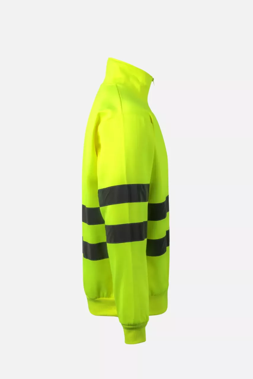 Velilla 305702-20-2, High-Vis Sweatshirt, Size 4XL/5XL, Hi-Vis Yellow, image 2, gallery thumbnail