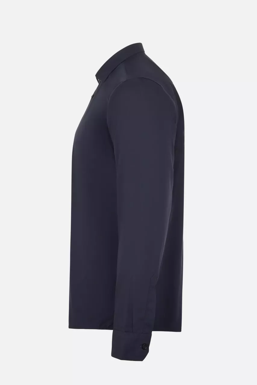 Velilla 405009-61, Long Sleeved Work Shirt, Navy Blue, image 4, gallery thumbnail