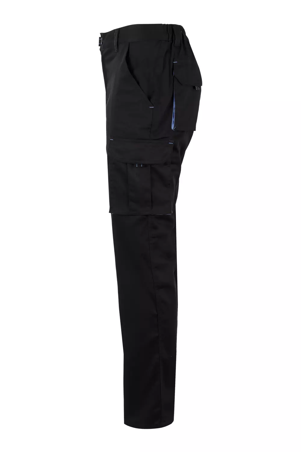 Velilla 103024S-00-05, Work Trousers, Black/Sky Blue, image 5