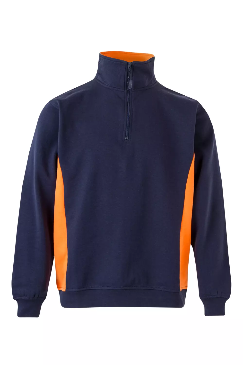 Velilla 105704-61-16, Arbeitssweatshirt, Marineblau/Orange