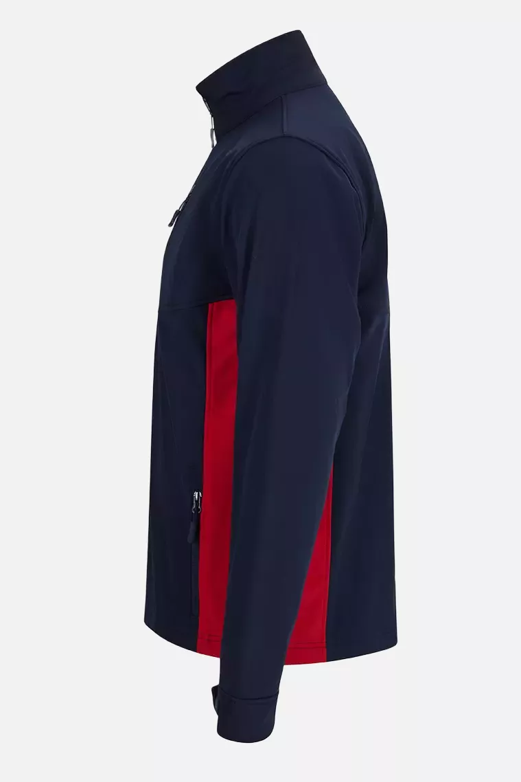 Velilla 106004-61-12, Work Jacket, Navy Blue/Red, image 6, gallery thumbnail