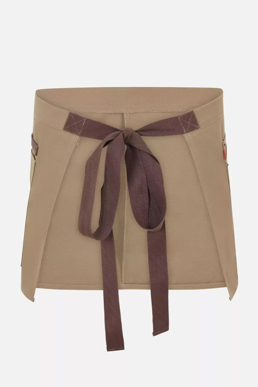 Velilla 404221B-46-49, Work Apron, Sand Beige/Brown, image 4, gallery thumbnail