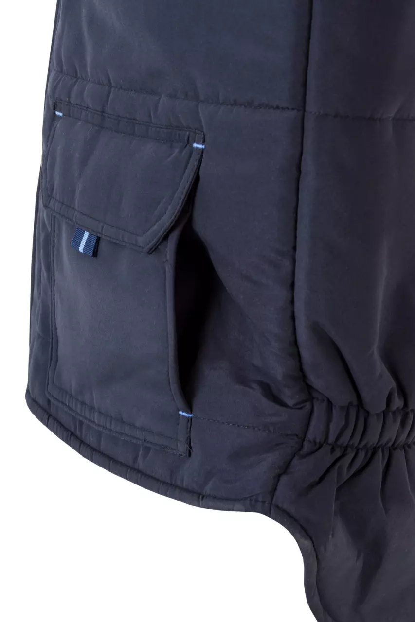 Velilla 205902-61-05, Padded Work Vest, Navy Blue/Sky Blue, image 5, gallery thumbnail