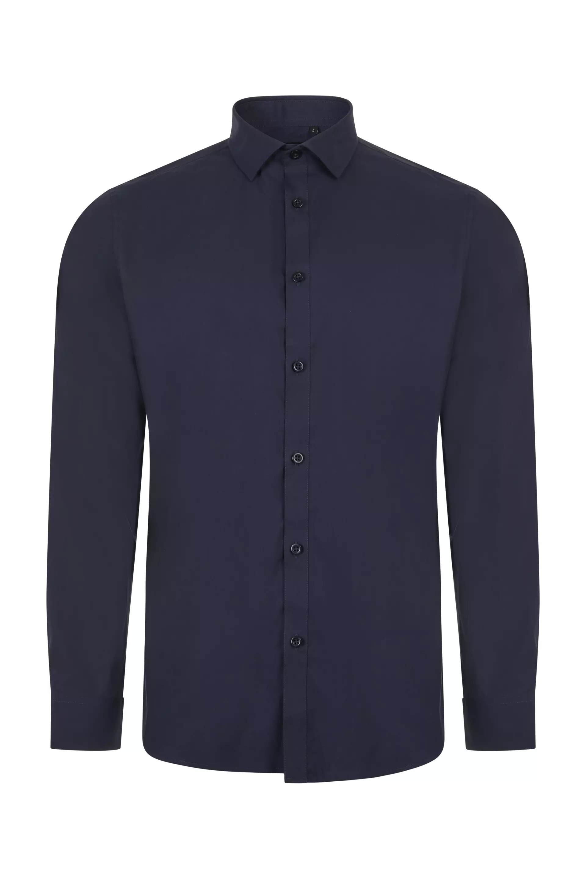 Velilla 405017S-61, Long Sleeved Work Shirt, Navy Blue