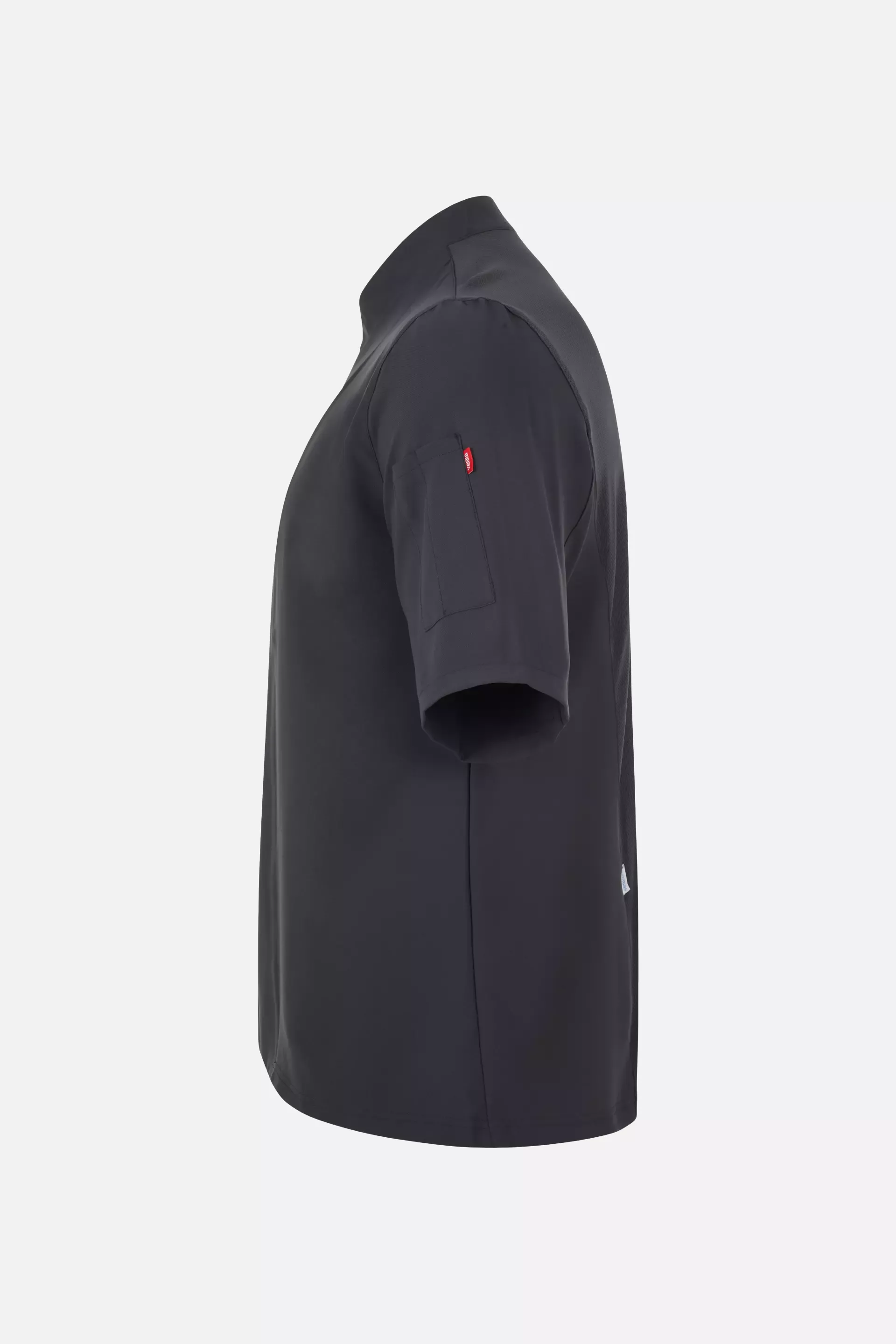 Velilla 405209-42, Short-Sleeved Chef Jacket, Dark Grey, image 3