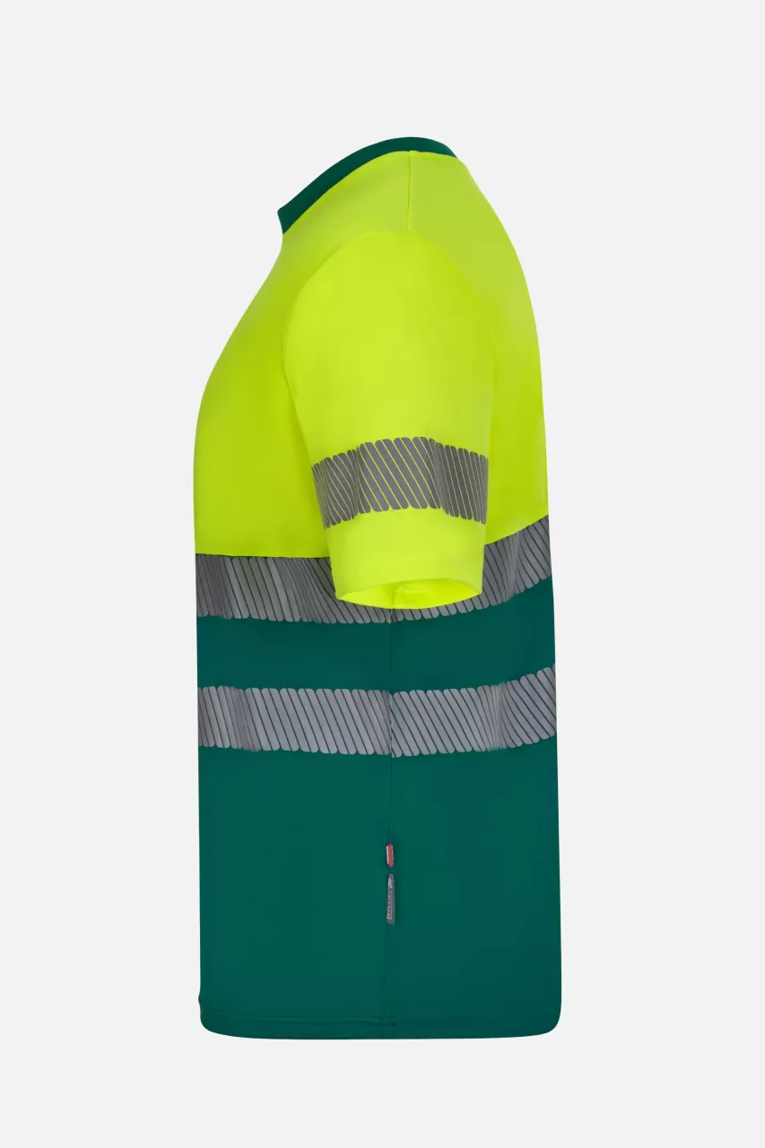 Velilla 305633-02-20-2, High-Vis T-Shirt, Size 4XL/5XL, Green/Hi-Vis Yellow, image 4, gallery thumbnail