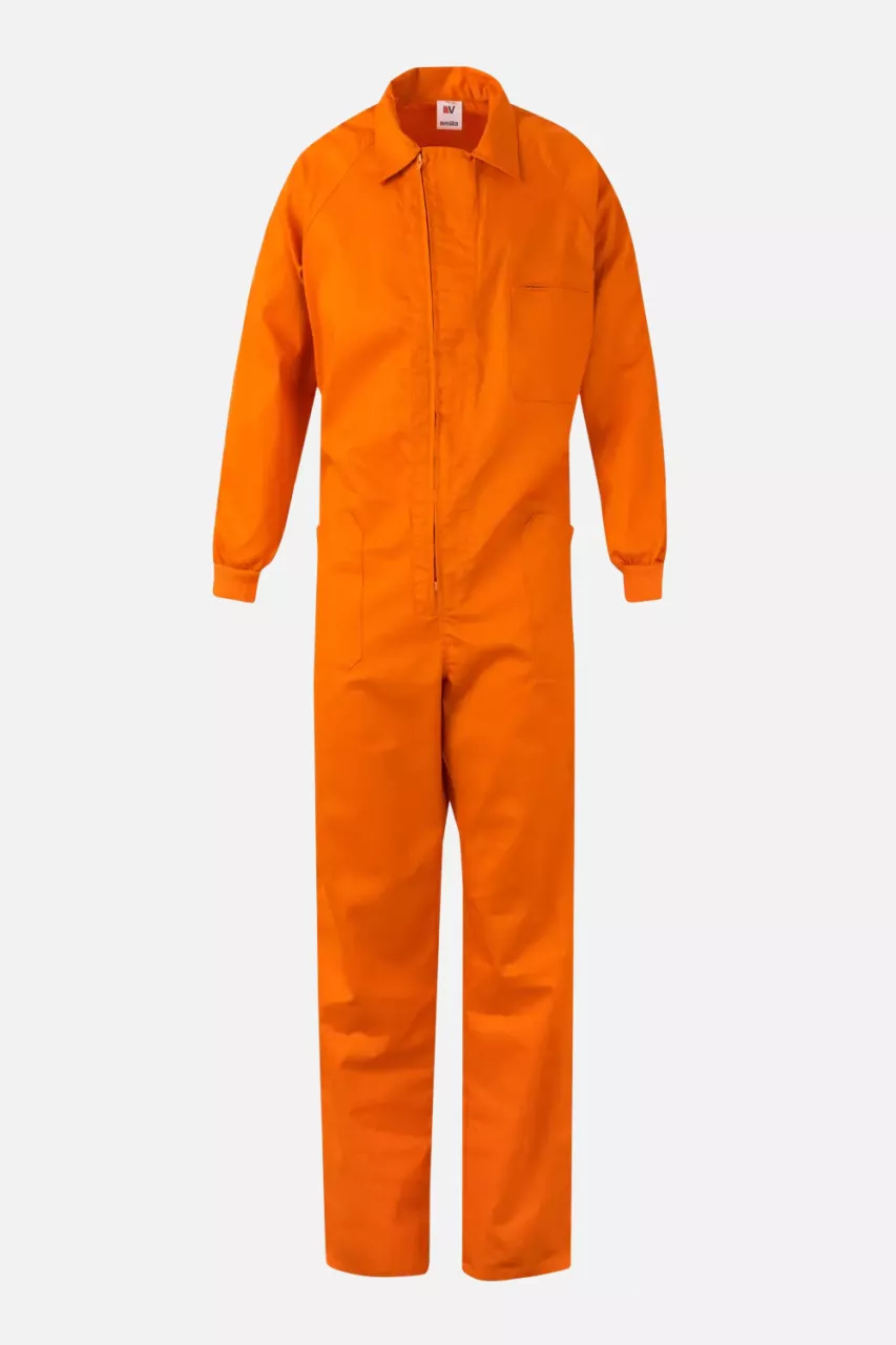 Velilla 214-16, Work Overall, Orange, image 1, gallery thumbnail