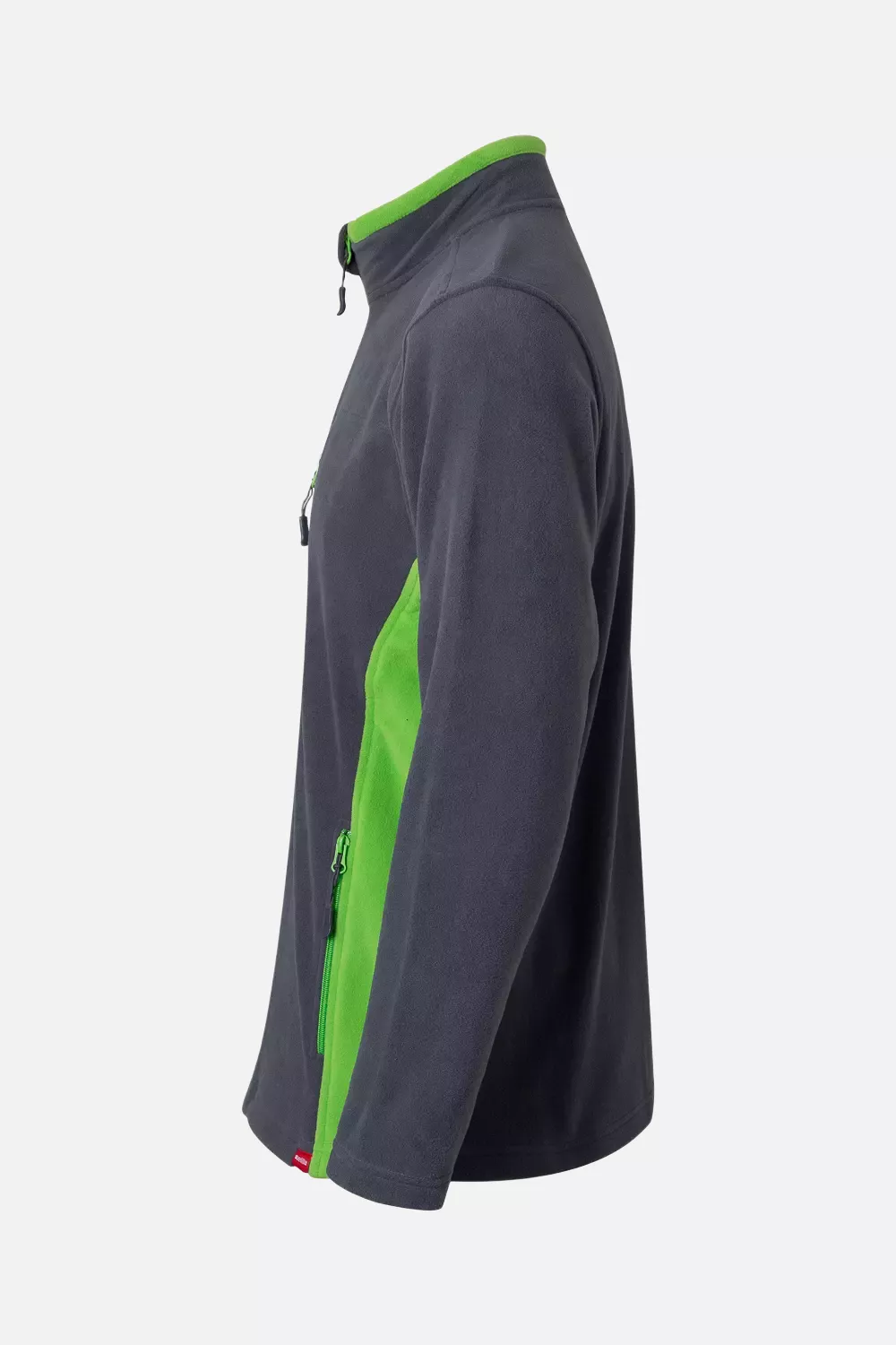 Velilla 201504-08-25, Fleecejacke, Grau/Limetten-Grün, image 3