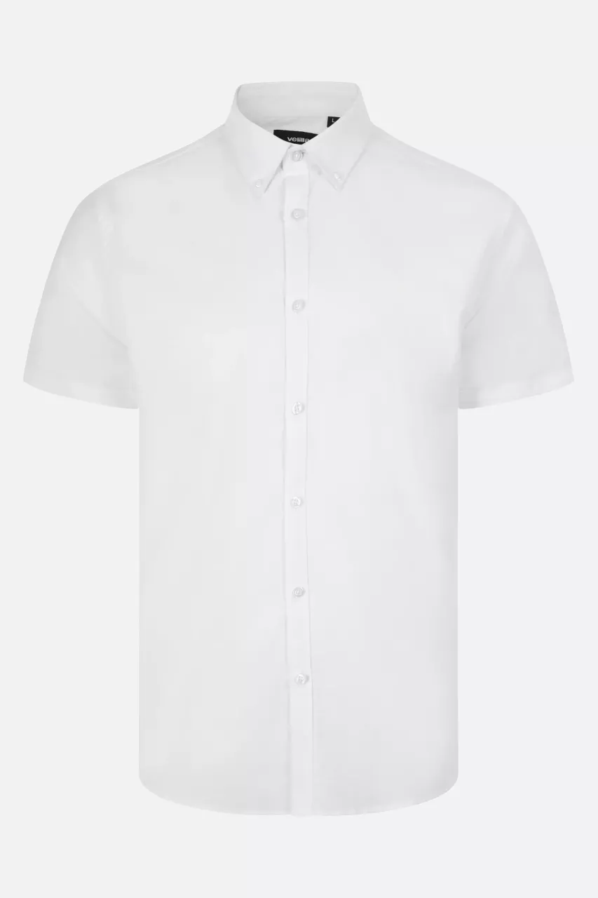 Velilla 405024S-07, Short-Sleeved Work Shirt, White, image 1, gallery thumbnail