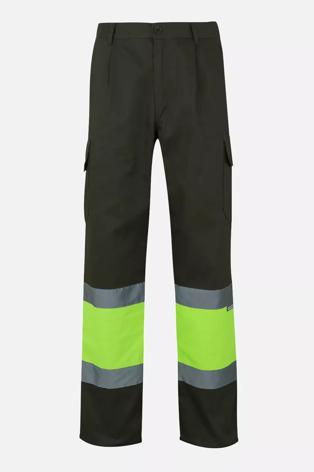 Velilla 0157-03-20, Warnschutz-Hose, Khakigrün/Warngelb, image 1