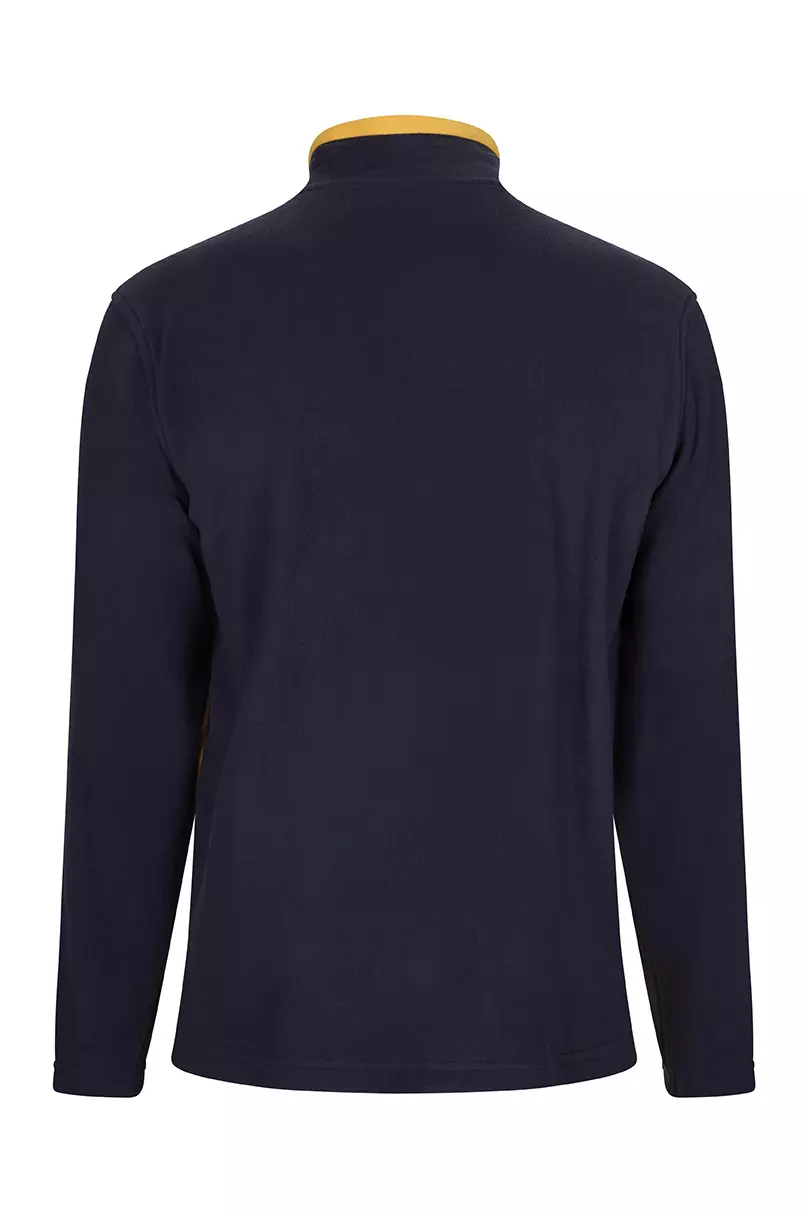 Velilla 201504-61-17, Fleece Jacket, Navy Blue/Yellow, image 3