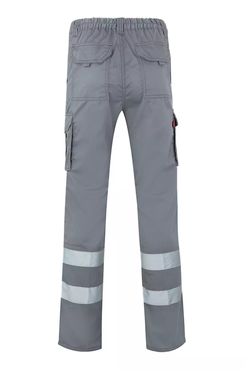 Velilla 103014S-08, Warnschutz-Arbeitshose, Grau, image 3, gallery thumbnail