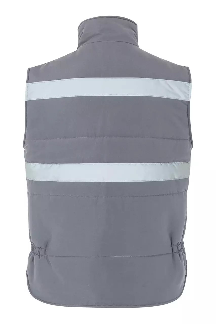 Velilla 205904-08, Padded Work Vest, Grey, image 5, gallery thumbnail