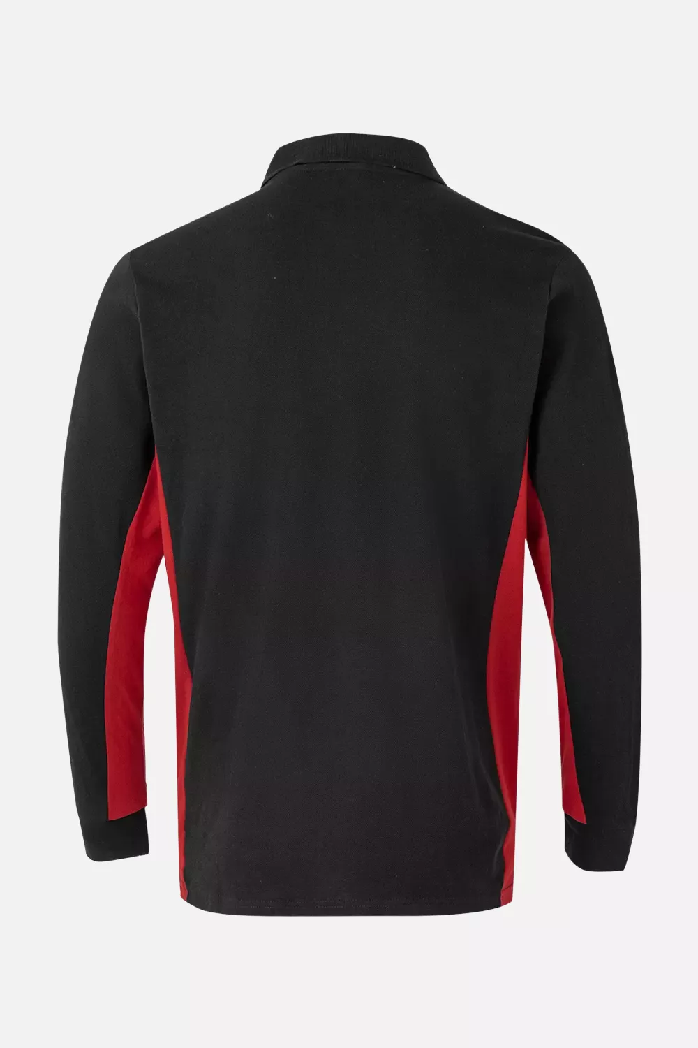 Velilla 105514-00-12, Long Sleeved Polo Shirt, Black/Red, image 2