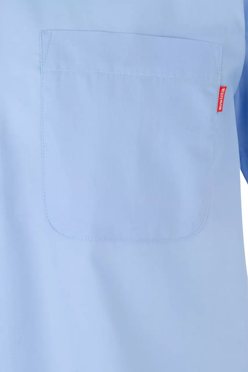 Velilla 531-05, Short-Sleeved Work Shirt, Sky Blue, image 3, gallery thumbnail