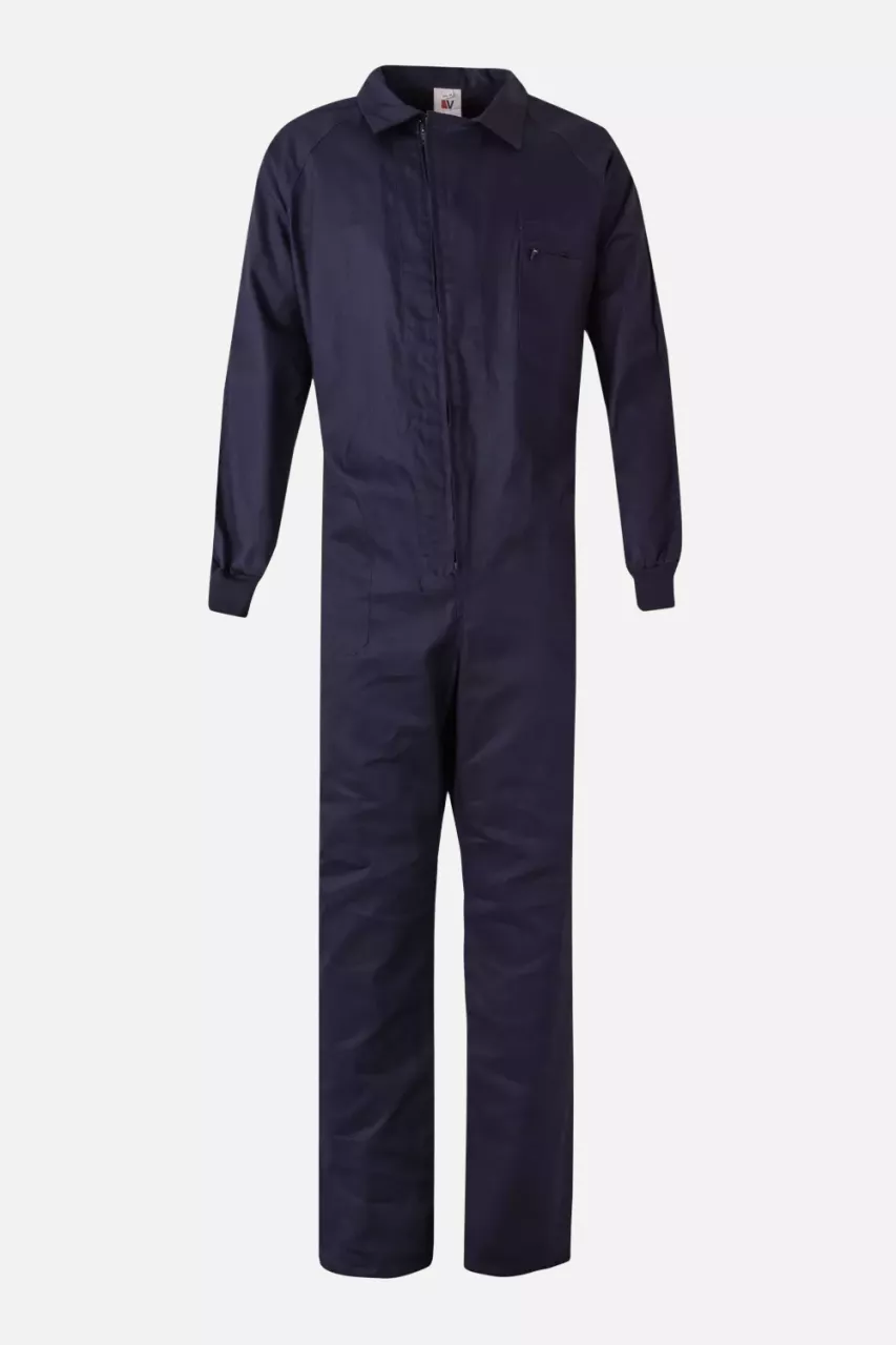 Velilla 208-01, Work Overall, Marine Blue, image 1, gallery thumbnail
